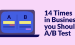 14 times to AB test feature