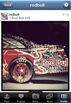 redbull on instagram