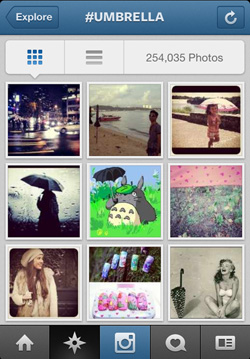 product search on instagram