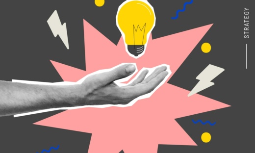 Campaign and marketing strategy optimization hero image with bulb