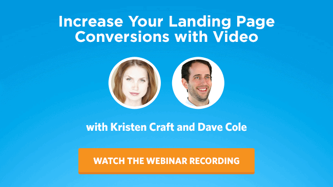 Landing Page Video Webinar