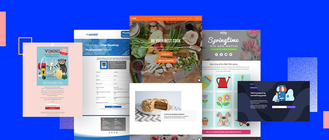 Generation Landing Page Examples