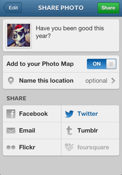 Sharing Instagram Photos
