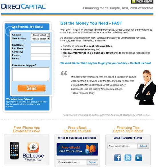 AB Testing Direct Capital