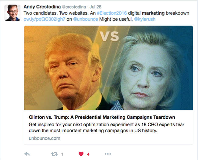 Andy Crestodina tweet