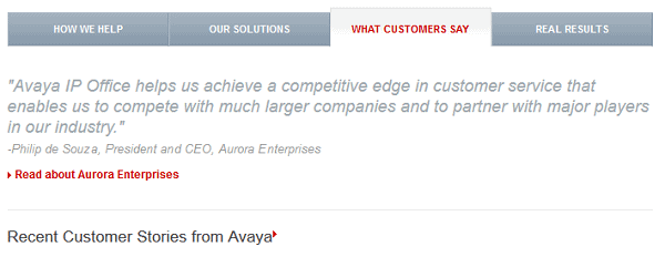Negative social proof includes weak testimonials