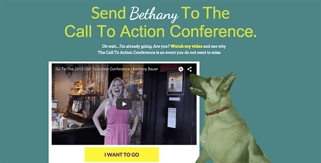 Bethany Landing Page