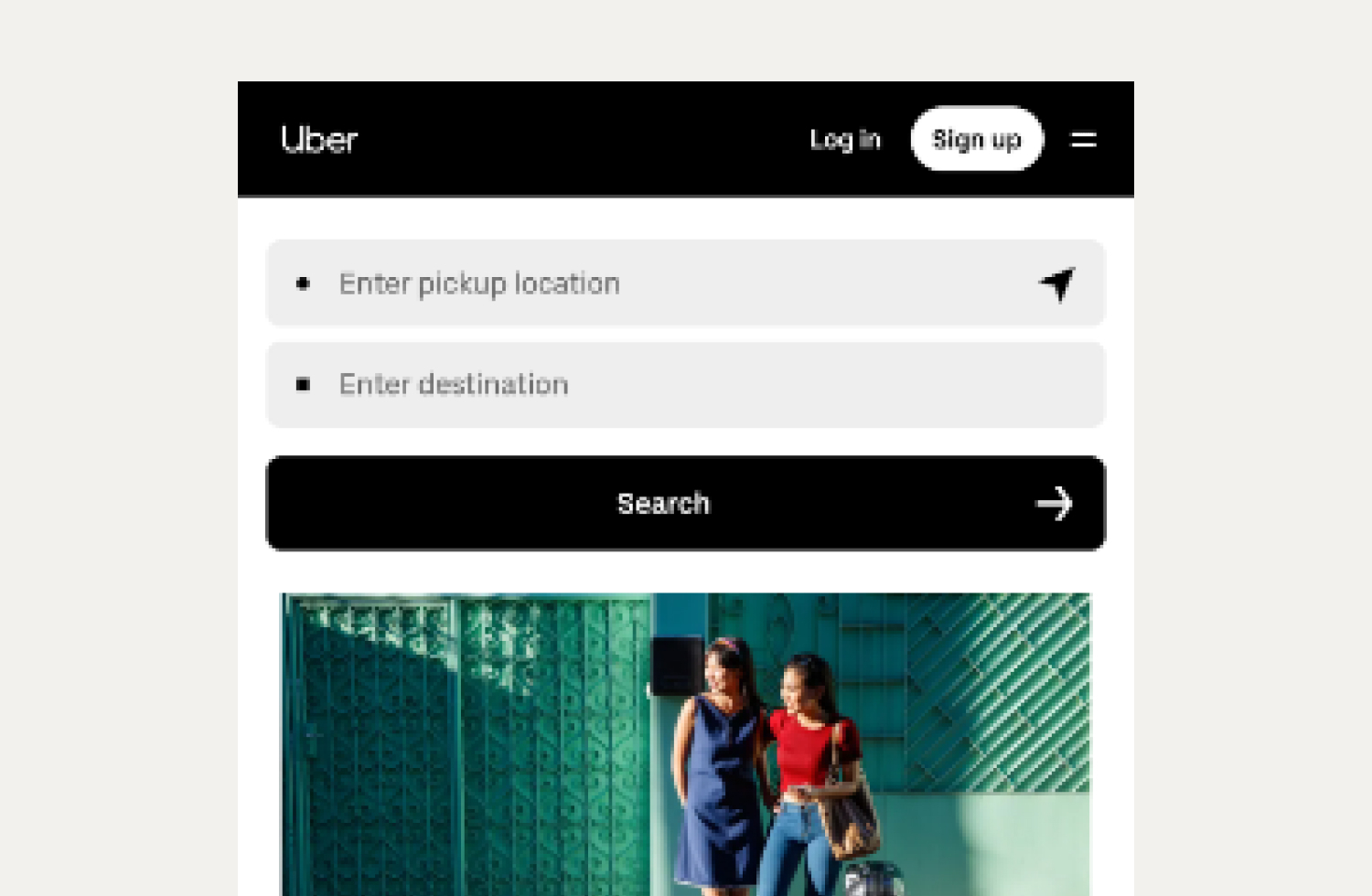 Mobile Landing Page Example: Ace