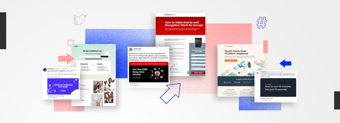 Twitter Landing Page Examples