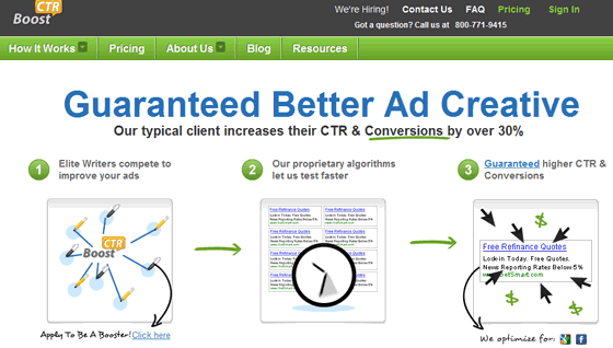 BoostCTR Pay Per Click Banner Advertising