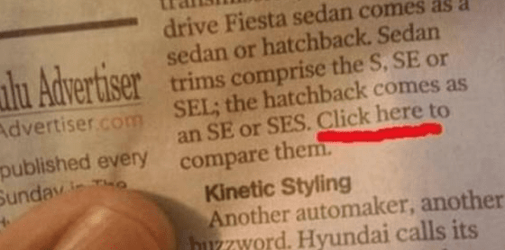 Copywriting Fail