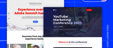 Horizontal thumbnail image for event landing page blog post