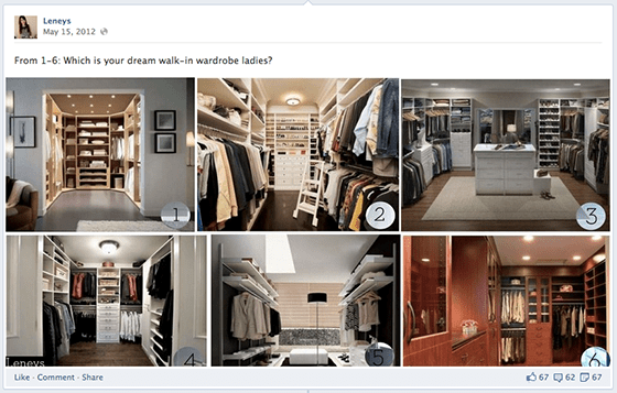 Facebook Engagement Tactics - Collage Choice