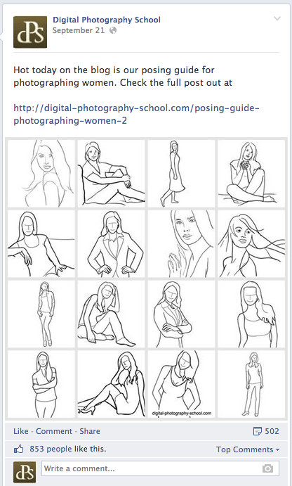 Facebook Engagement Tactics - Collage