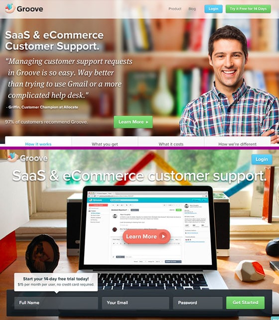 Groove Landing Page
