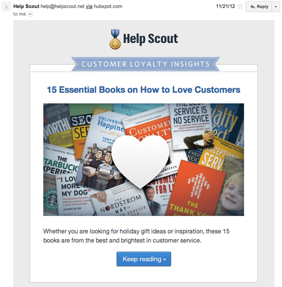 Helpscout drip email conversion funnel