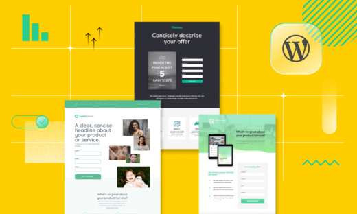 How to create a wordpress landing page