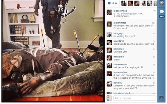 AMC's 'Walking Dead' Social Super Bowl Marketing 