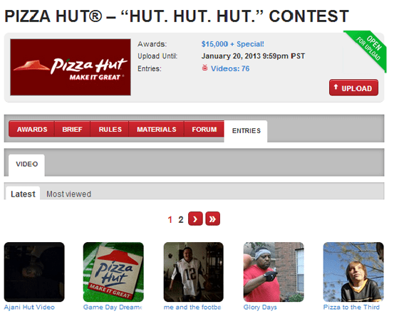 Pizza Hut Social Super Bowl Marketing 