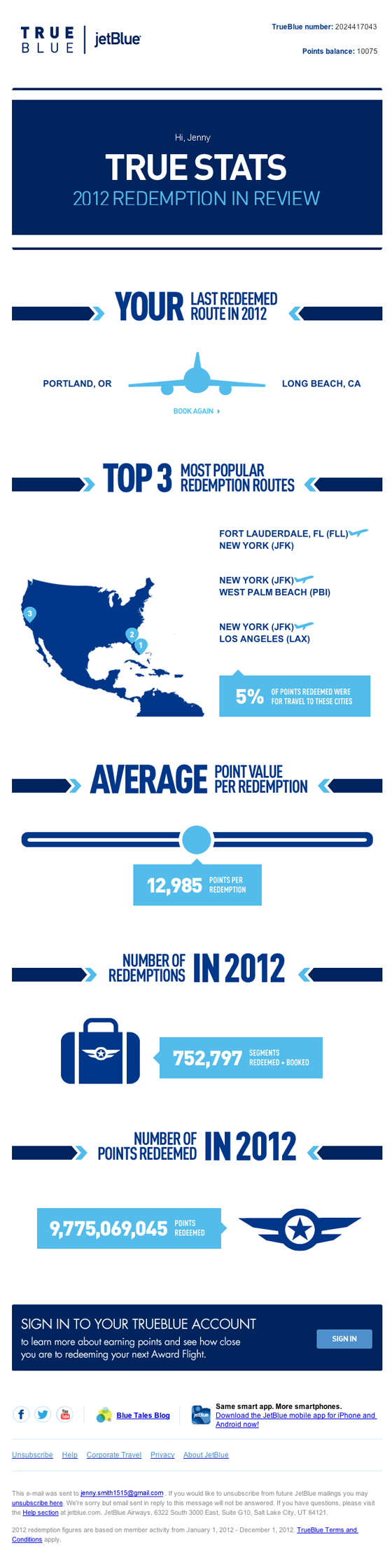 JetBlue Reactivation