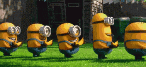 Minions banana animated GIF