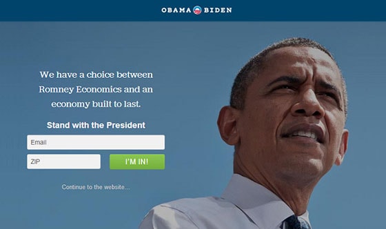 Obama Landing Page A