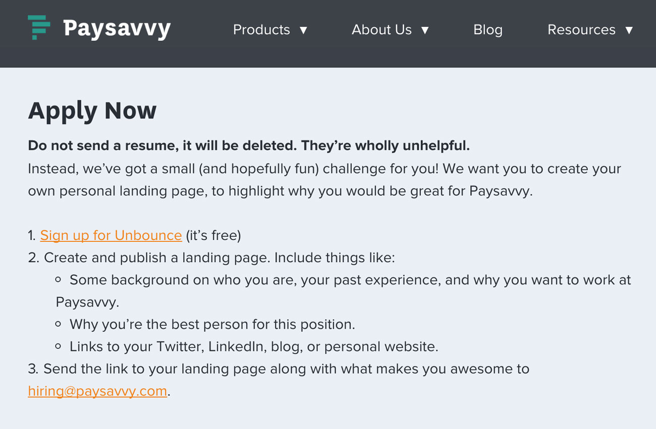 PaySavvy-Apply-Unbounce