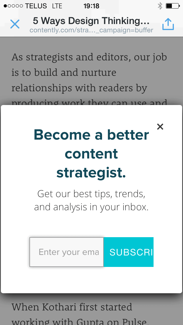 Contently Overlay