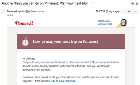 Pinterest Retention Email-560