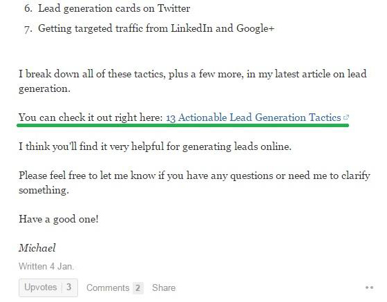 Quora Traffic Answer