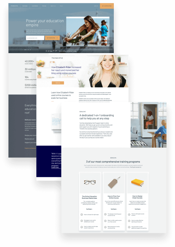 SaaS Landing Page Examples Image
