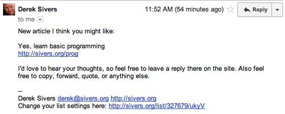 Sivers High Converting Email