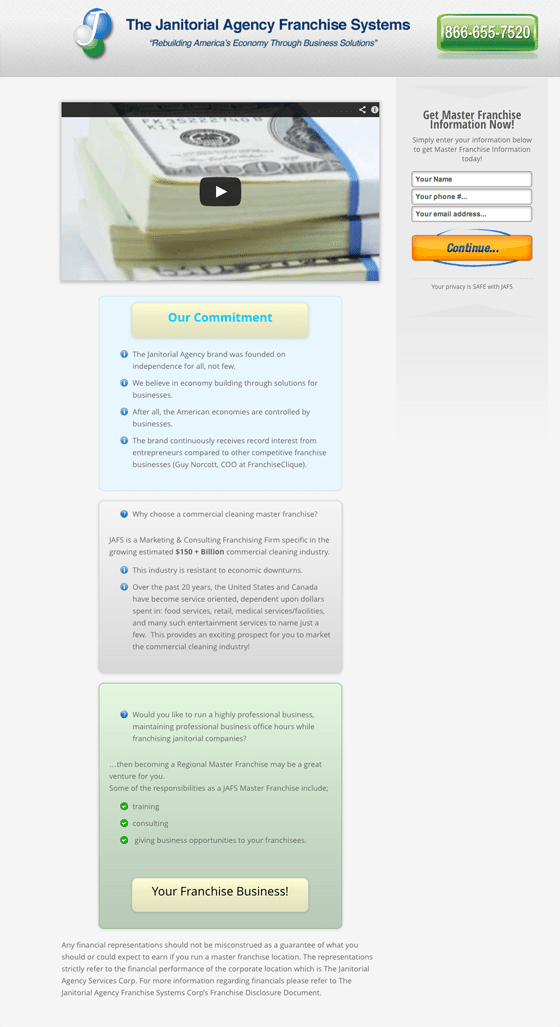 The Janitorial Agency Franchise One