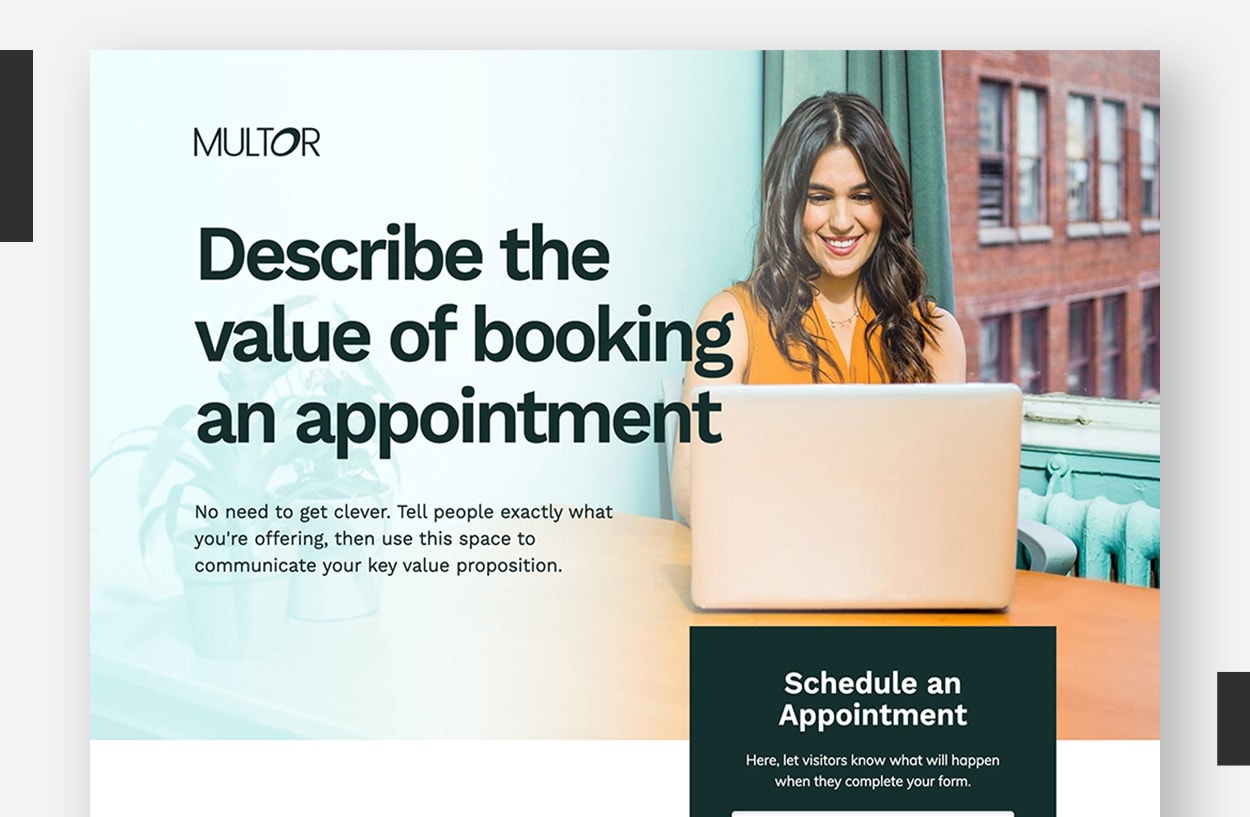 Landing Page Template Examples - Multor