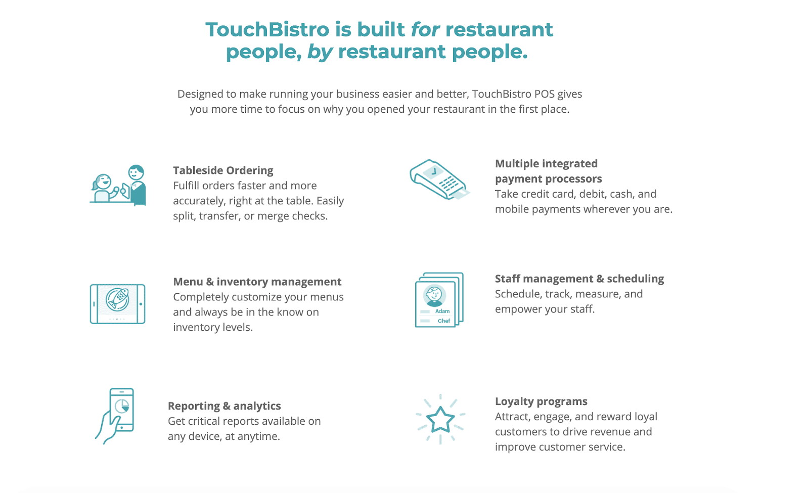 Best Landing Page Examples: TouchBistro