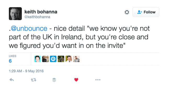 UK Marketing Day tweet