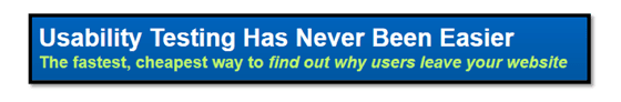 UserTesting landing page headline formula