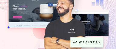 Horizontal hero image for Webistry case study blog