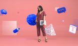 A woman wondering if copy or design matters more for Landing page success