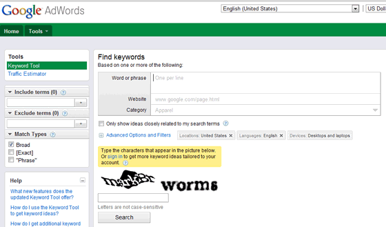 AdWords Pay Per Click Advertising