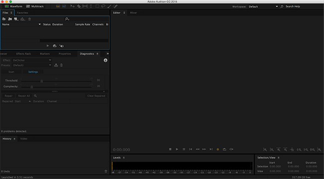 audition podcast editing software