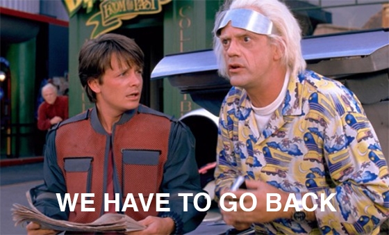 Back to the Future meme to Optimize Your Older Blog Content
