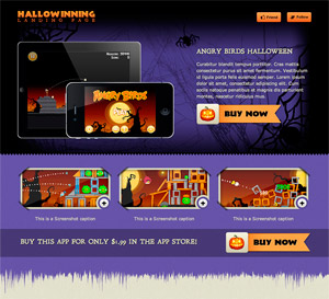 landing page design for a/b testing