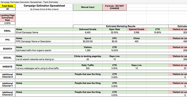 campaign-estimate-spreadsheet