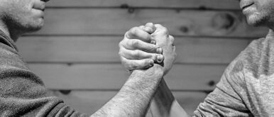 arm wrestling copywriters