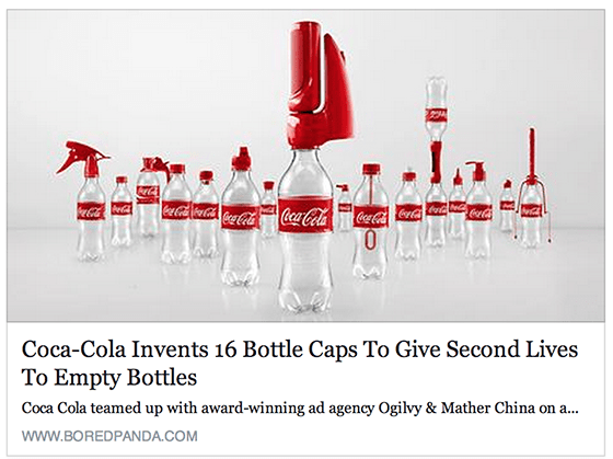 Coca Cola campaign example