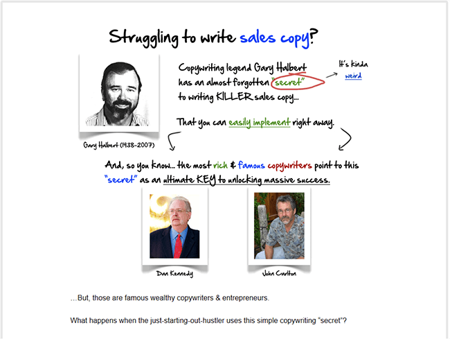 copywriting-copyhour-landing-page