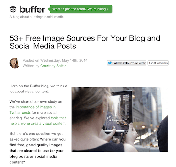 Design Resources: Buffer's roundup post