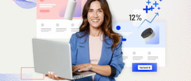 Horizontal hero image for landing page testing blog