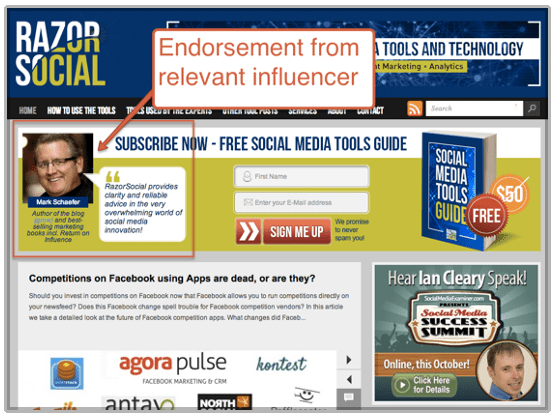 endorsement